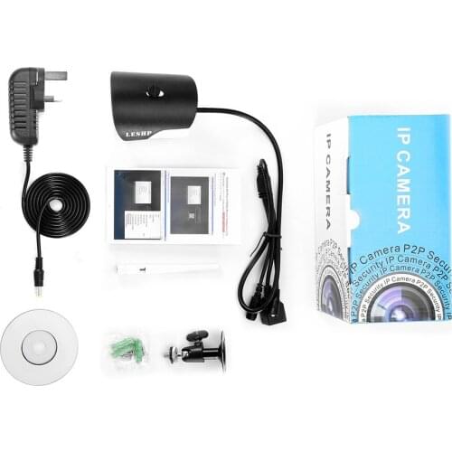 LESHP Waterproof H.264 1.0 MP1280X720 HD WIFI Security Mini IP IR Bullet Camera SN-IPC-4006FSW10 Network Surveillance Camera