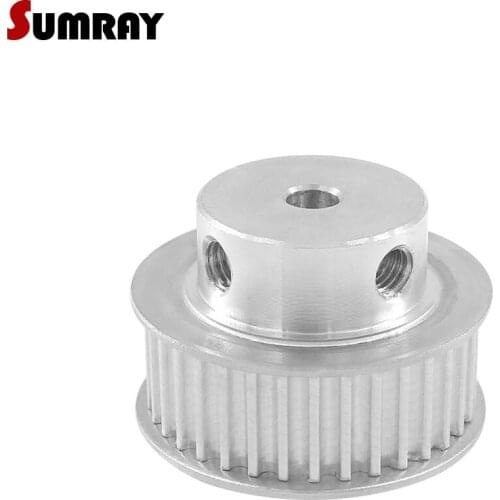 SUMRAY 3M 35T CNC Belt Pulley 5/6/6.35/7/8/10/12/14/15/16/17mm Inner Bore Pulley Wheel 11mm Belt Width Timing Pulley