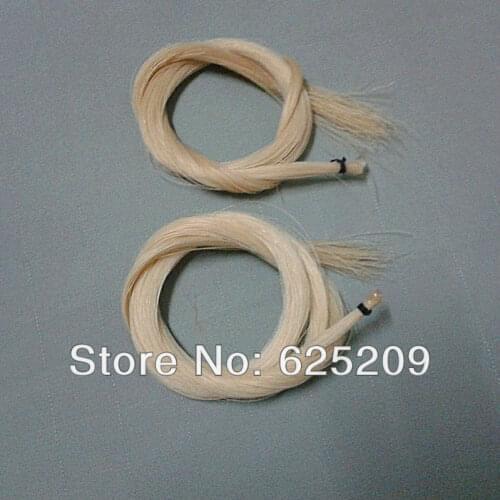High quality 12 hanks natural white Mongolia horsetail violin &viola&cello bow hair free shipping violin parts&accesories