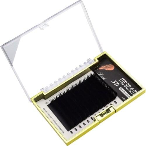 3D 6D 1 Sec Pandora Magnetic Camellia Lashes Blossom False Eyelashes Extension Mink Eye Lash Volume Fan Eyelashes
