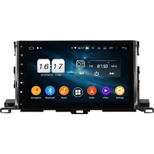 4gb+64gb DSP PX6 Android 10 Car Radio DVD Player for Toyota Highlander 2015-2017 GPS Navigation Bluetooth 5.0 WIFI Easy Connect