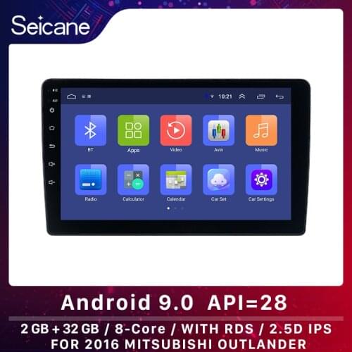 Seicane 2 DIN Android 10.0 2.5D IPS 2GB+32GB DSP CarPlay Car GPS Multimedia Navi Stereo Player For 2016 Mitsubishi Outlander