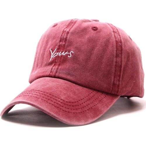 New Trucker Hat Gorras Mens Caps Letter Baseball Cap Outdoor Cotton Sport Caps Women Bone Curved Washed Retro Summer Dad Hats