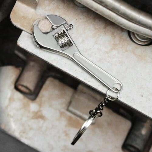 Wrench Keychain Stainless Steel Car Key Chain For Lifan -530 Smily Solano Cebrium -720 Celliya X50 X60 Breez -520