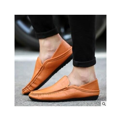 Brand Fashion Summer Style Soft Moccasins Men Loafers High Quality Genuine Leather Shoes Men Flats Gommino Driving Shoes