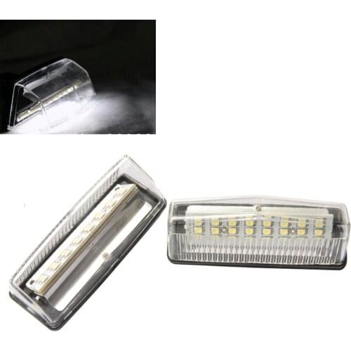 For Prius ZVW30 NHW20 Hbd Zvw40 Zvw41 Venza Ggv Matrix Aze14# Zre 142 Led Number License Plate Light 2pcs Error Free