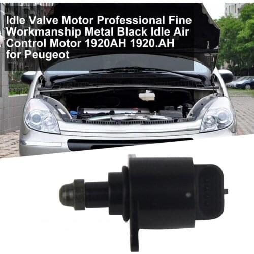 Idle Valve Motor Professional Fine Workmanship Metal Black Idle Air Control Motor 1920AH 1920.AH for Peugeot