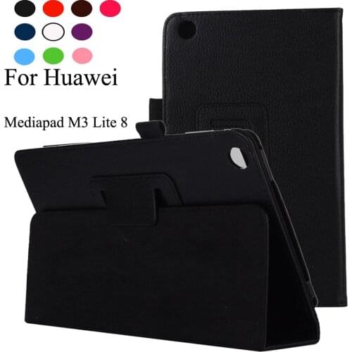 Magnetic PU Leather Case For HuaWei MediaPad M3 Lite 8.0 Stand Cover for HuaWei Media Pad CPN-W09 CPN-L09 CPN-AL09 8 inch Tablet