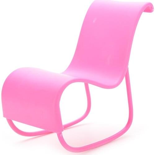 1Pc Furniture Rocking Beach Chair Lounge For Doll Princess Dreamhouse New Brand Accessories Children Gifts