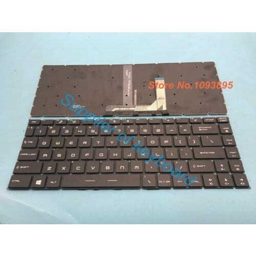 NEW English keyboard For MSI GF63 GF63 8RC GF63 8RD Laptop English keyboard Black with Backlit