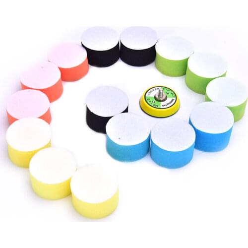 New 1/6/16Pcs Polishing Pad For Car Polisher Circle Buffing Pad Tool Kit For Car Wax