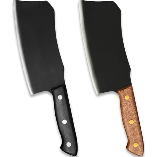 ZINZUO High Carbon Steel Chopping Knife Color Wood Handle Knife Ultra Sharp Meat Cleaver Chefs Cooking Slicer Kitchen Cutter