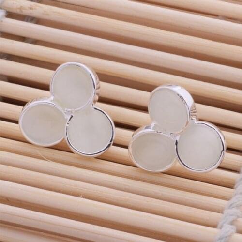 Wholesale Earrings silver plated Fashion jewelry errrings WE-118
