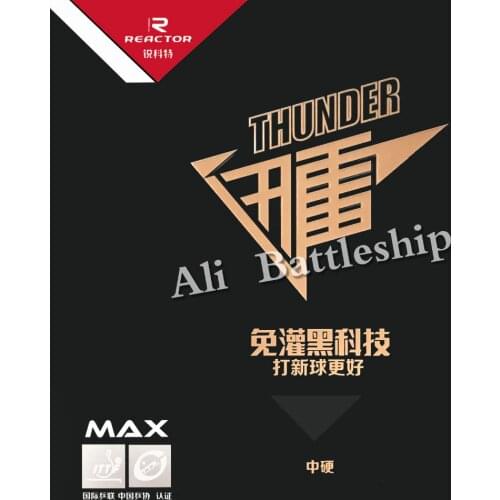 Original Reactor Thunder Pips In 40+ Table Tennis Pingpong Rubber With Sponge Tenis Tenis De Mesa