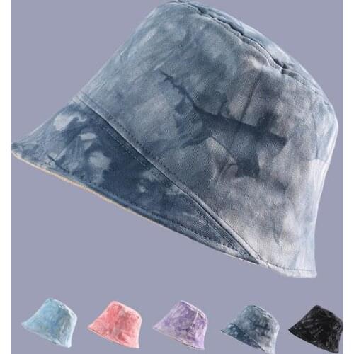 Cotton Print Bucket Hat Fisherman Hat Outdoor Travel Hat Sun Cap Hats for Men and Women 236