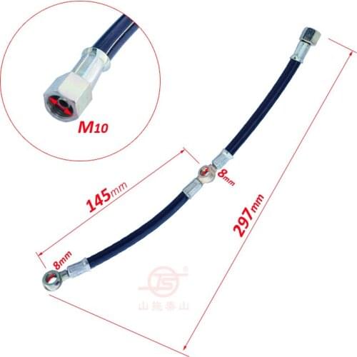 Fuel return tube for Shandong Taishan ( KAMA ) tractor with Feidong brand engine FD295T / FD2100T , part number: 295-10600D