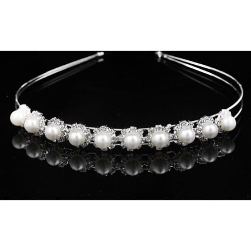 Vintage rhinestone pearl headbands hairbands hair head bands for bride wedding