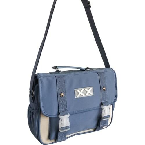 Large-capacity Nylon College Student Shoulder Messenger Bag British Satchel Crossbody Handbags