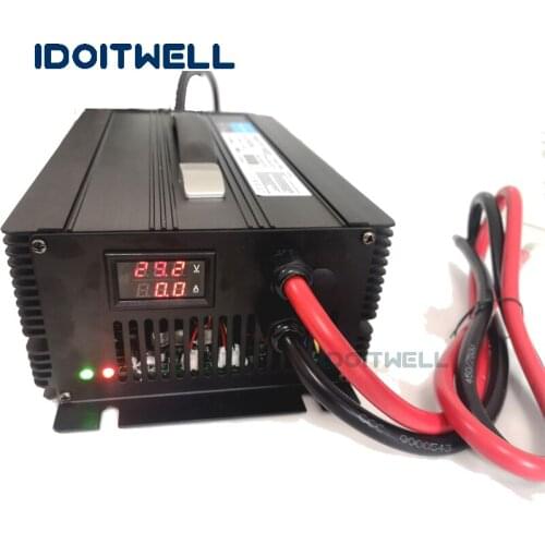 LED display 24V batteri charger 24V 70A Customized high power Automatic 24 volt battery charger smart fast batteries charger