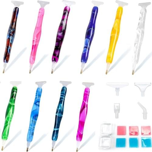1Set Multifunction Crystal 5D Diamond Painting Point Drill Pen Cross Stitch Accessories DIY Crafts Sewing Embroidery Tools