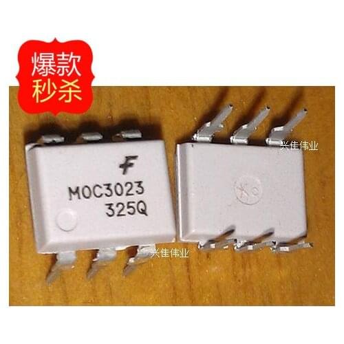 10PCS New original authentic MOC3023 DIP6 triac driver optocouplers