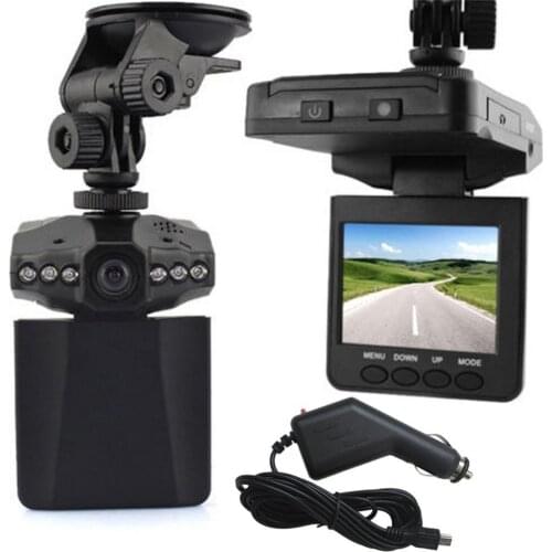 2.5" HD 6 IR LED Night Vision Car LED DVR Road Dash Video Camera Recorder Camcorder LCD 270° Parking Recorder CMOS Senser