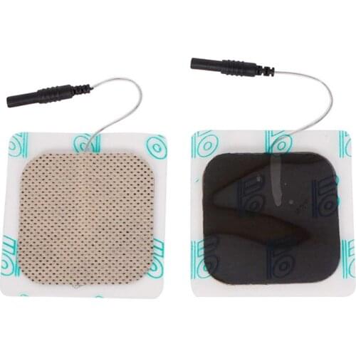 Autohesion Gel Electric Plates Adhesive Electrodes Acupuncture Therapy Massage Electrode Slices for SDZ Series /2 Pieces/Pair