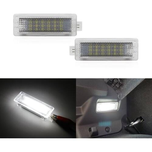 2x Car Auto Led Courtesy Footwell Door Luggage Trunk Light Lamp For BMW E90 E91 F20 F21 F10 F15 E83 E84 1 3 4 5 6 7-Series