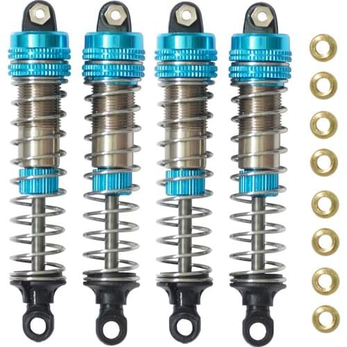 4Pcs Metal Shock Absorbers Damper for XLF X03 X04 X-03 X-04 1/10 RC Car Monster Truck Upgrade Parts Accessories