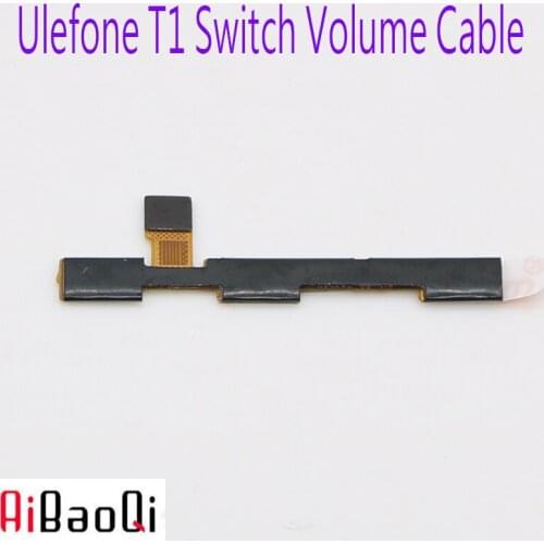 AiBaoQi New Original Main Ulefone T1 power on/off+ volume FPC Key up/down button flex cable FPC For Ulefone T1 Phone