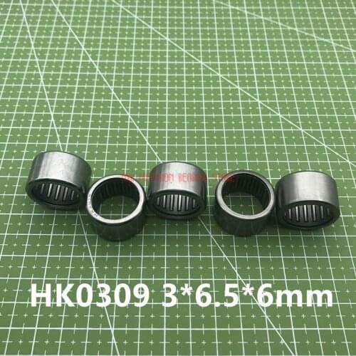 2019 Promotion Real 10pcs Hk0306 3x6.5x6mm Needle Roller Bearing +whosale And Retail Draw Cup