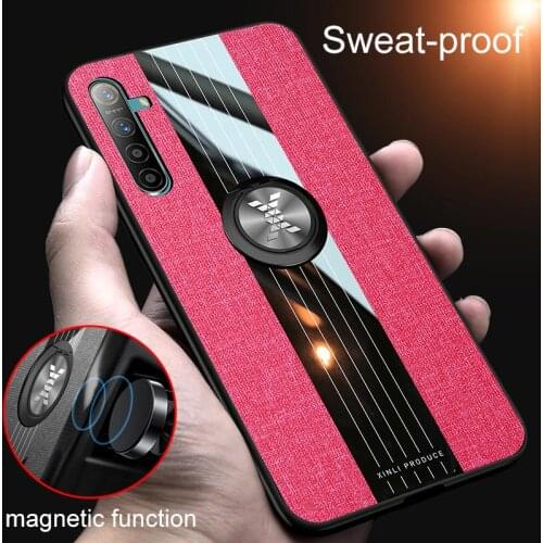 Realme X50 X2 Case For Oppo Realme X Q C3 C11 6 6S XT Magnetic Holder Ring Cover For A9 A5 Find X2 Pro Reno 4 3 2 2Z R17 Ace 2