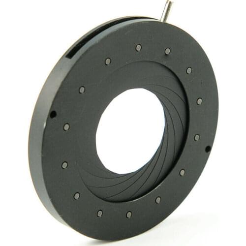 1.5-36mm Aperture Variable Optical Iris Diaphragm Camera Laser Condenser Microscope Accessory 14 Blades