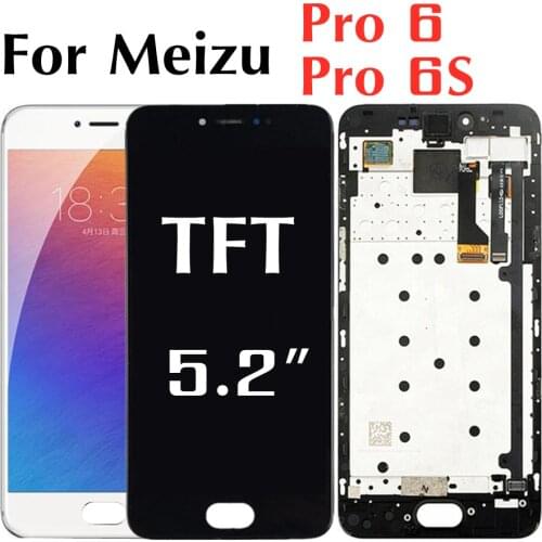 For Meizu Pro 6 M570M M570C M570Q LCD Display Touch Panel Screen With Frame Digitizer Replacement For Meizu pro6 LCD
