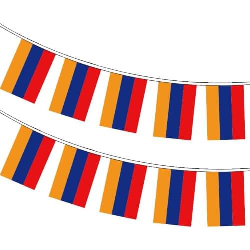 Xvggdg 20pcs/set Armenia bunting flags Pennant String Banner Buntings Festival Party Holiday