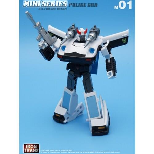 IronTrans M-01 M01 Mini Series Police Prowl Transformation Action Figure
