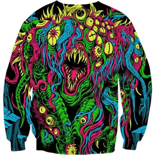 JUMEAST New Hoodies 3D Printing Mens Plus Size Hip Hop Breathable Sweatshirt Blue Men Long Sleeve Hooded Sweatshirt S-7XL