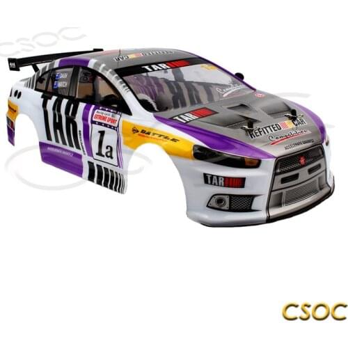 CSOC 1/10 Car Shell KIT Parts for Big Off-road 4WD High Speed Remote Control Drift Racing Truck 45-70km/h RC PVC Toy for Adult