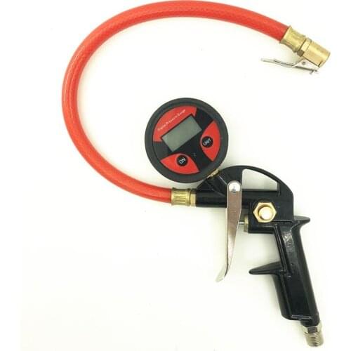 Tire Inflating Gauge Digital Pressure Gun Digital LCD Screen Inflator Tire Repair Tools Car Auto Moto Inflating Gun