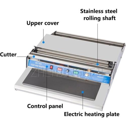 Plastic Wrap Sealing Machine 220V Sealer Tools Supermarket Packing Machine Vegetables Ｍeat Fruit Food Fresh-keeping Equipment