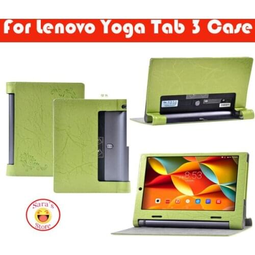 Newest Hot Selling Flower Style case cover For Lenovo YOGA Tab3 x50 x50m x50l x50f PU Leather Case Cover free 3 gifts