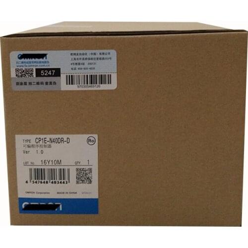New Original CP1E-N40DR-A 100-240V 24 DI 16 DO Relay PLC Programmable Logic Controller