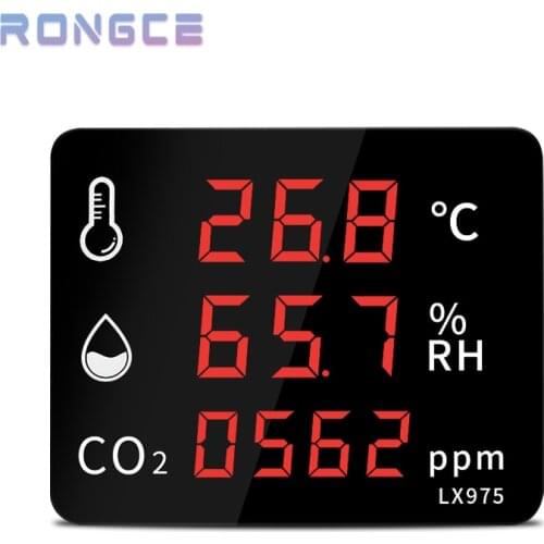 NEW LED Digital Display 3 In 1 Gas Detector CO2 Meter Multifunctional Household Air Quality Monitor Temperature Humidity Tester