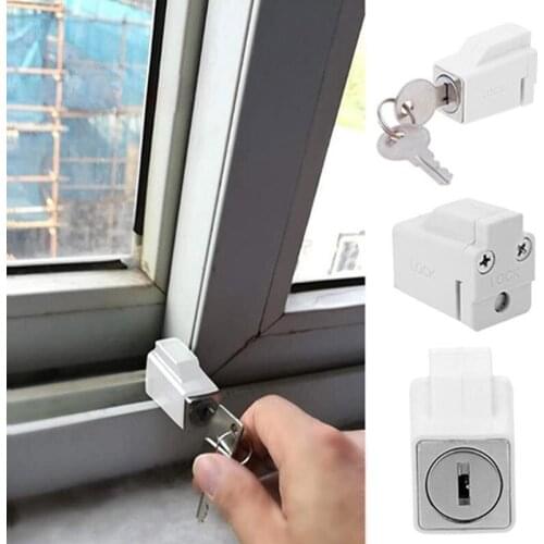 Patio Window Lock High Quality Sliding Door Aluminium Alloy Plastic Steel Window Security Limit Lock
