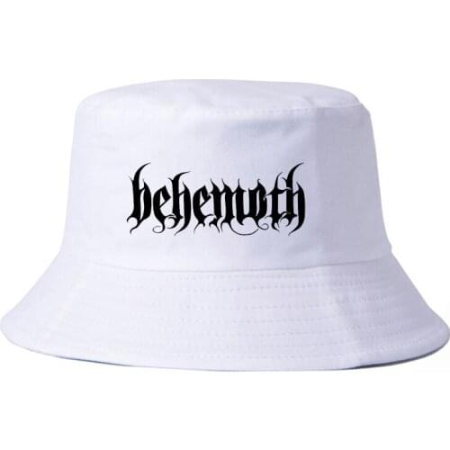 Behemoth Death Punk Rock Men women bucket hat panama fishing hat fashion safari fisherman hat