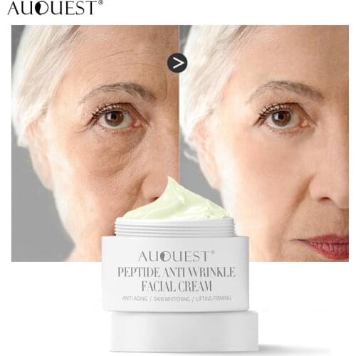 AuQuest Peptides Face Cream 30g Skin Moisturizing Anti-wrinkle Aging Cream for Firming & Lifting Skin Repair Facial Care
