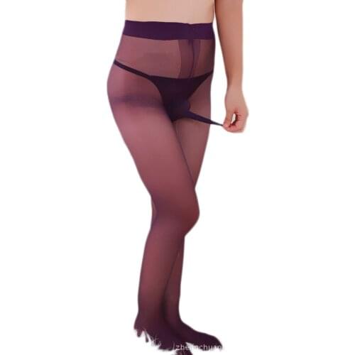 Candiway Sexy Lingerie Men Transparent Sexy Underwear Pantyhose For Mens Tights Silk Sexy Stockings Body Stockings Sexy Costumes