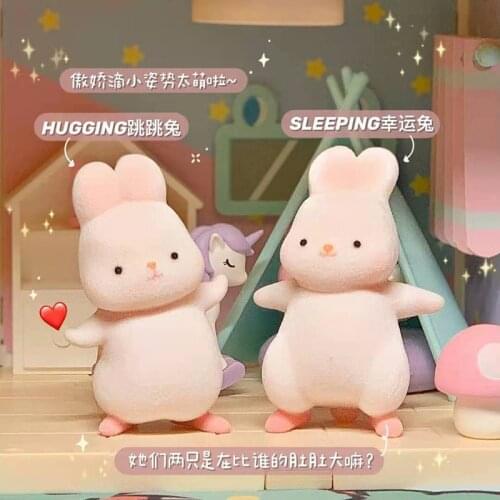 Rabbit Series Blind Box Toy Doll Confirmed Style Cute Rabbit Anime Character Surprise Gift Free Shipping Blind Bag Toys
