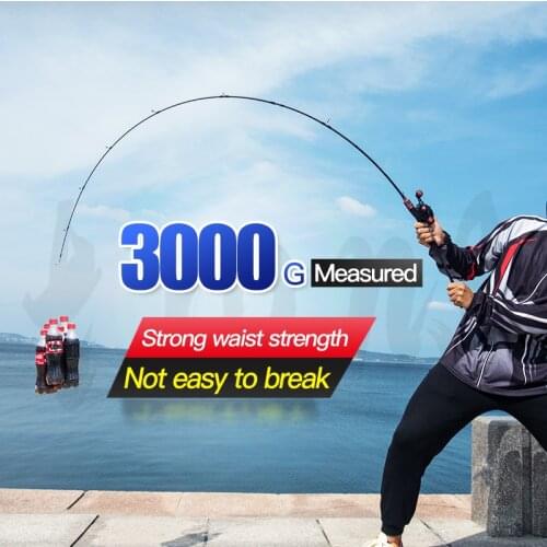 M/ML Ultralight Carbon Spinning Casting Fishing Rod With 2 Rod Tips 1.68M/1.8M/2.1M/2.4M/2.7M 2 Sections Baitcasting Rods