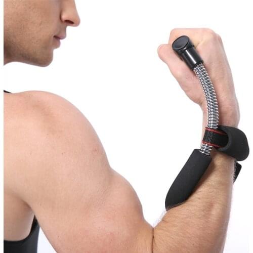Gym Wrist Grips Fitness Arm Exerciser Power Supply Workout Hand Muscular Fitness Exerciser Body Building Exercise Gym Equipment